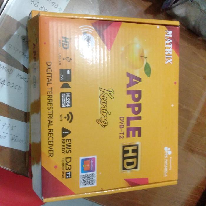 MATRIX APPLE KUNING Set Top Box DVB-T2 HD / STB TV Digital Full HD 1080p