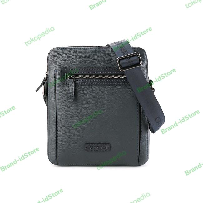 OBERMAIN Tas Selempang Kulit Pria MAJOR SLING BAG In Navy OBC950NV
