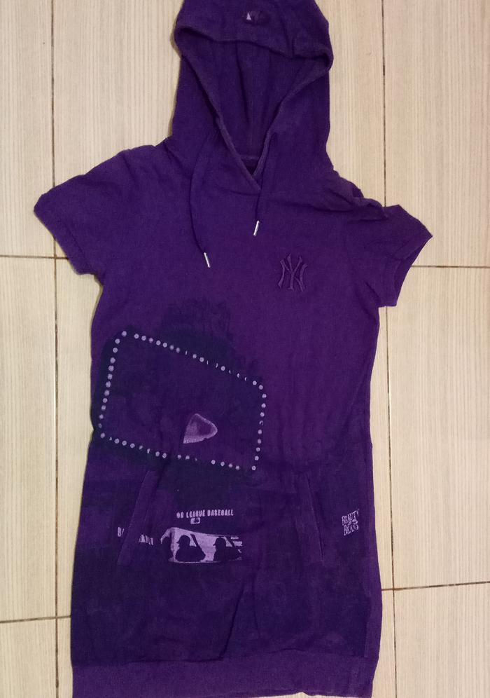 Sweater Hoodie MLB NY Yankees Lengan Pendek Ori Second size S