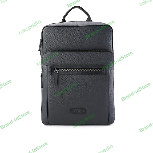 OBERMAIN Tas Ransel Kulit Pria MAJOR BACKPACK In Navy OBC915NV