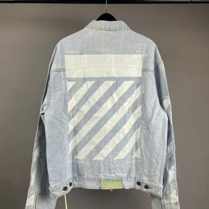 Denim Jacket Off White Temperature