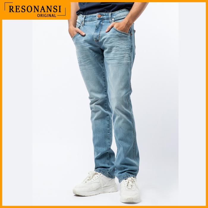 CELANA JEANS PRIA TERBARU ORIGINAL WRANGLER SLIMP SPENC 02A21 BIRU