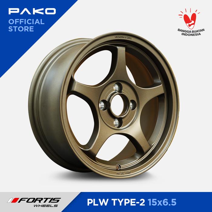 Velg Mobil Fortis Wheels PLW Type 2 Ring 15 - Pako Wheels