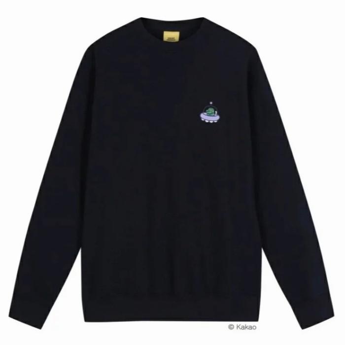 FLEECE JACKET TOPTEN x KAKAO FRIENDS SPACE NAVY
