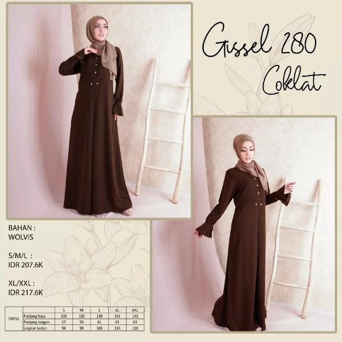 Gamis SEPLY Gamis Gissel 280 - Coklat