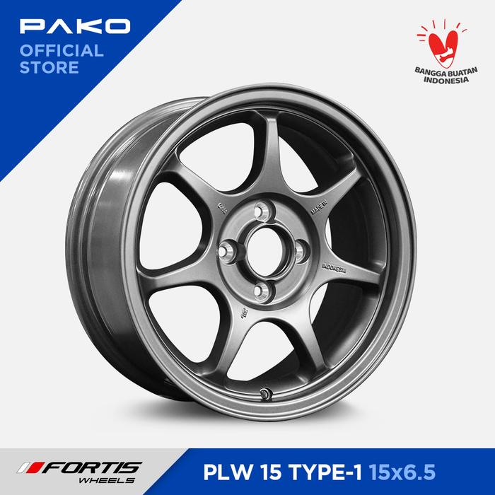 Velg Mobil Fortis Wheels PLW Type 1 Ring 15 - Pako Wheels