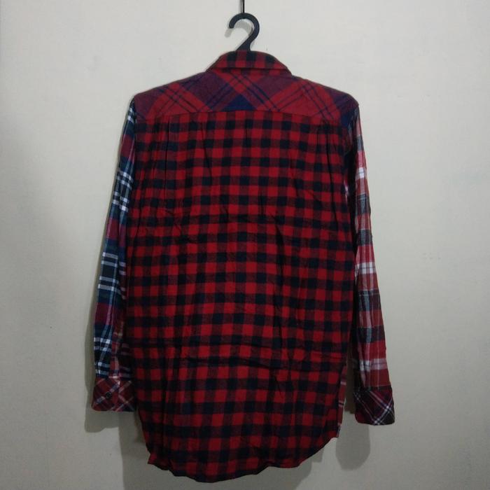 ORIGINAL UNIQLO KEMEJA PRIA FLANEL SLIM FIT 034 011