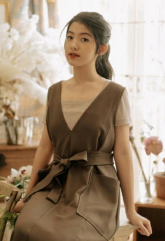 Ready stock!!! Maven Kellan Dress in Cedar Brown