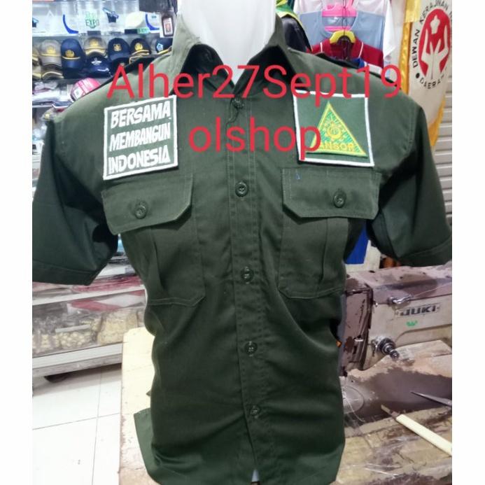 Kemeja ansor baju ansor seragam ansor kemeja gp ansor baju gp ansor
