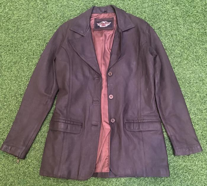 Blazer wanita leather jaket kulit not zara massimo dutyi uniqlo