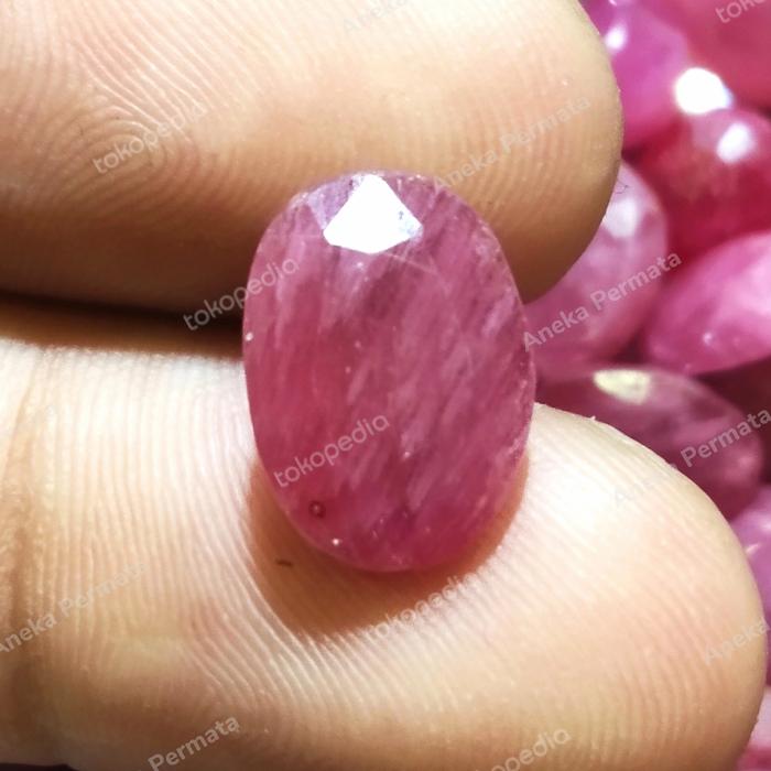 MURAH Batu Akik Permata Natural Ruby Madagaskar Cutting Size Kantoran