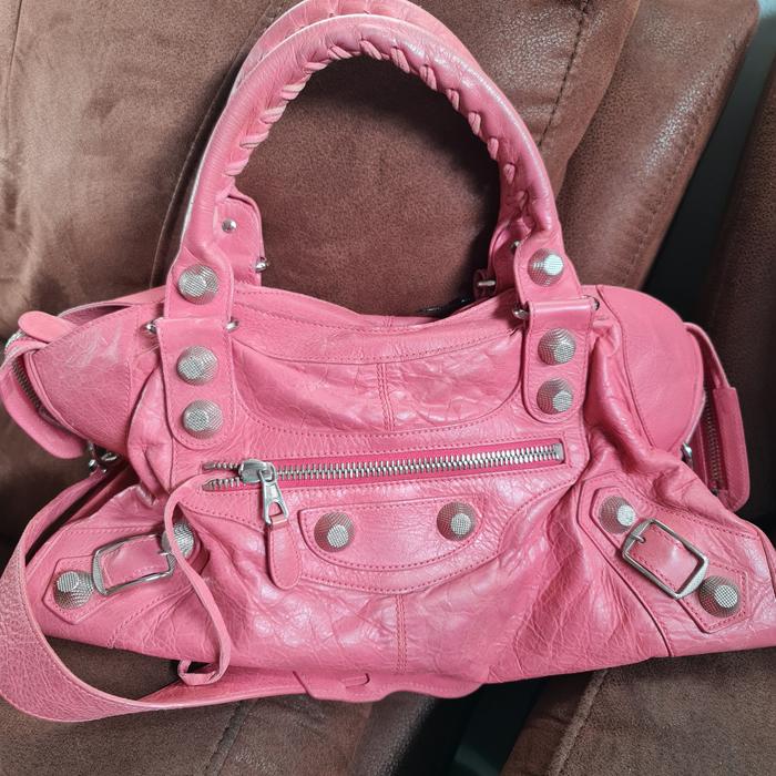 balenciaga pink city reguler no dust bag, no card dijamin original