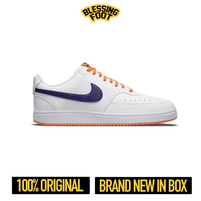 Nike Court Vision Low White / Light Curry / Electric Purple ORIGINAL