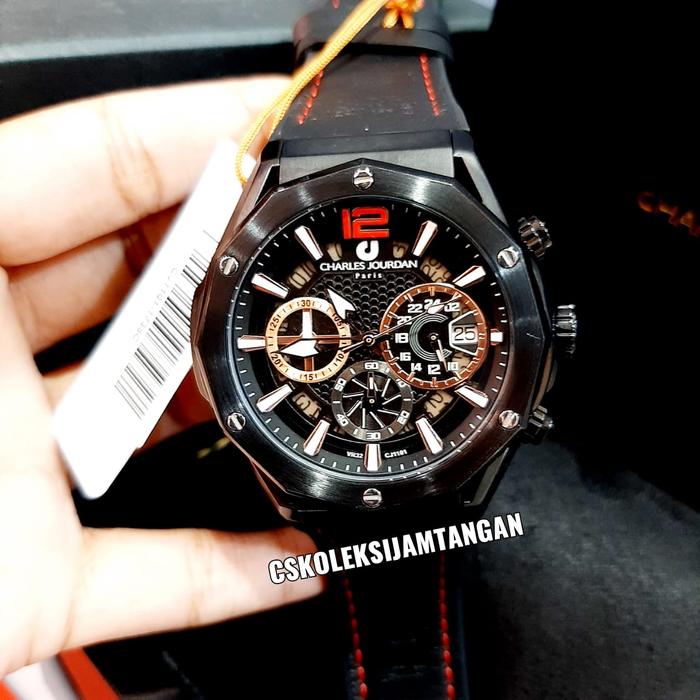 JAM TANGAN PRIA CHARLES JOURDAN CJ1101-1735C ORIGINAL GARANSI RESMI