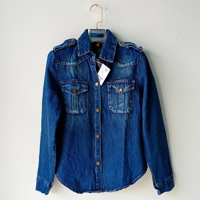 I'm Sil/Kemeja jeans wanita second Import/jaket jeans wanita import