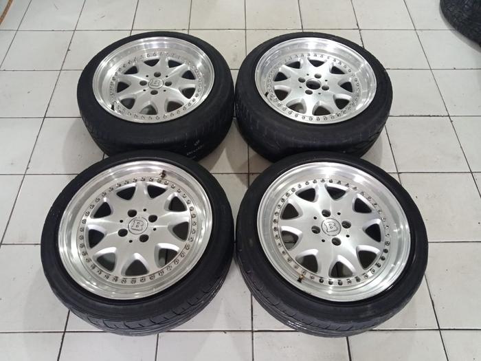 Velg Second Mobil Racing Hsr Brabus Ring 17 Plus Ban Pcd 4x100