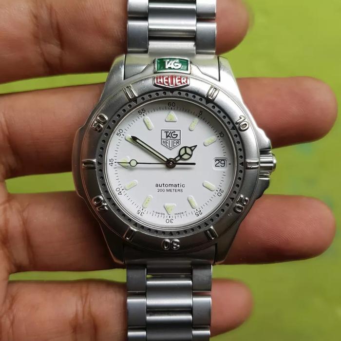 TAG Heuer 4000 Series Jam Tangan Selam 200M Stainless Steel Kuarsa/Automatic Unisex
