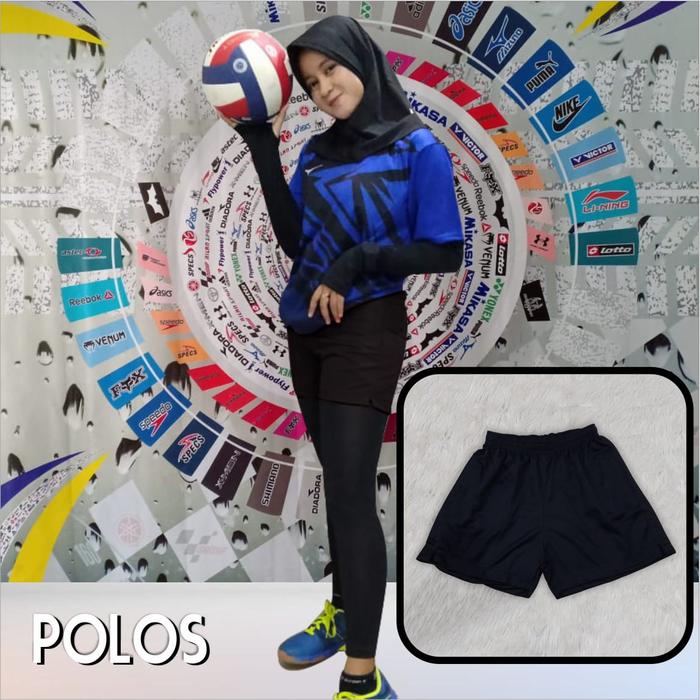 celana pendek wanita celana voli cewek celana polos