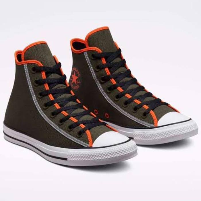 Converse Ct As Hi Reflective Cargo Khaki Bold Mandarin 172001C