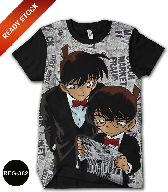 Kaos Detective Conan Baju Anak dan Dewasa Detective Conan Serial Anime Fashion