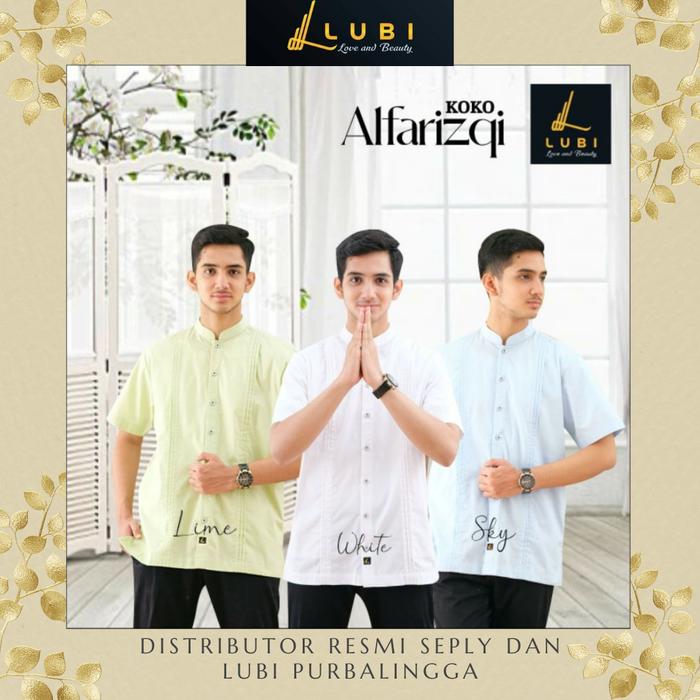 Koko Dewasa Alfarizqi by Lubi /Koko Lengan Pedek