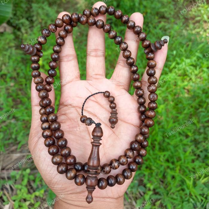 Tasbih kayu stigi asli 8mm tasbih stigi super tasbih stigi hitam