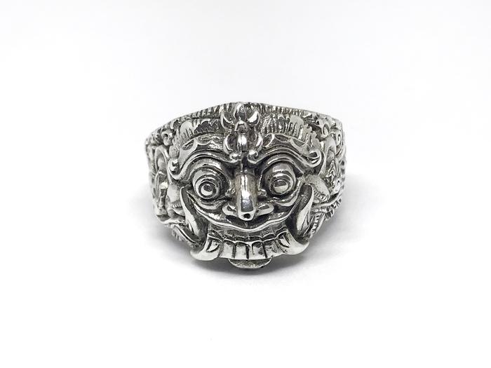 Cincin Perak Pria Motif Rangda