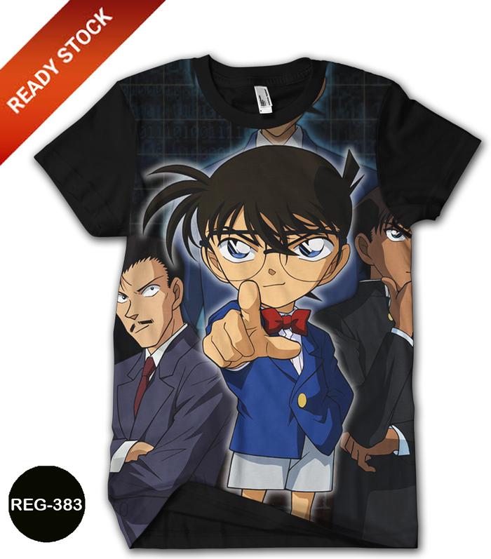 Kaos Detective Conan Baju Anak dan Dewasa Detective Conan Serial Anime Fashion