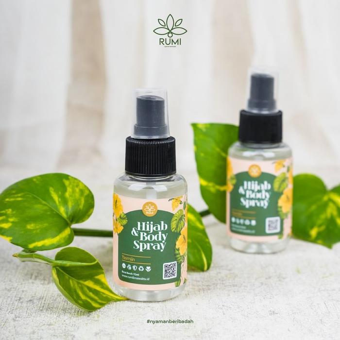 Rumi Hijab dan Body Spray Rumi Lima Waktu