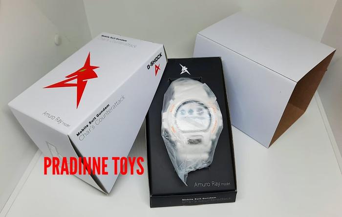 GUNDAM FAN CLUB X CASIO G-SHOCK DW-6900 AMURO RAY MODEL ORIGINAL