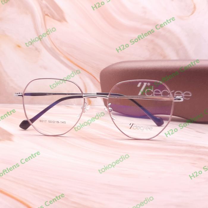 Frame kacamata wanita 7° degree 6017 new collection frame bentuk unik