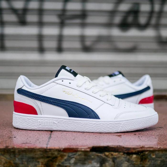 SEPATU PUMA RALPH SAMPSON WHITE NAVY RED ORIGINAL