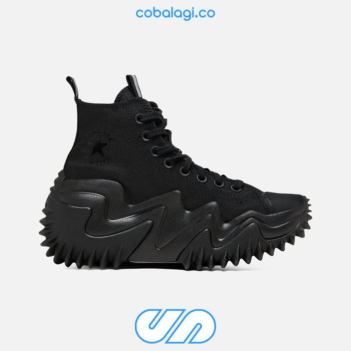 Converse Run Star Motion Utility High Triple Black ORIGINAL RESMI MAP