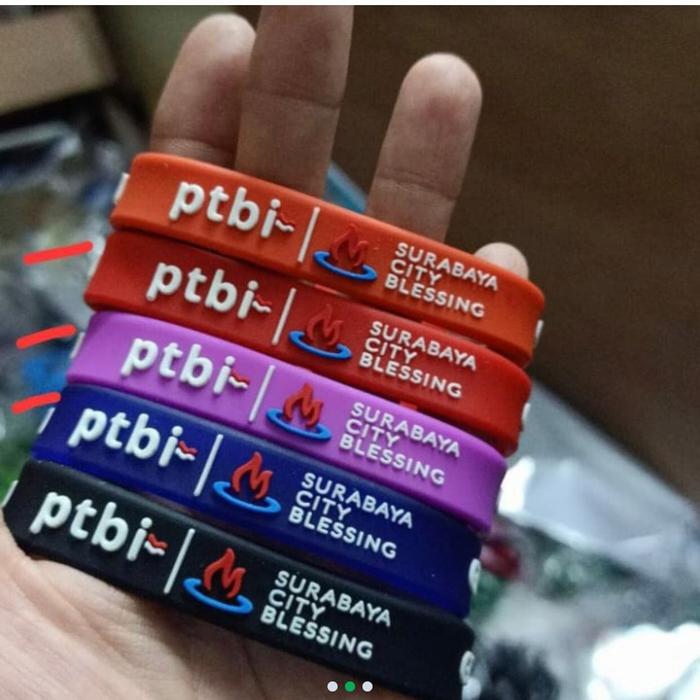 Gelang rubber custom