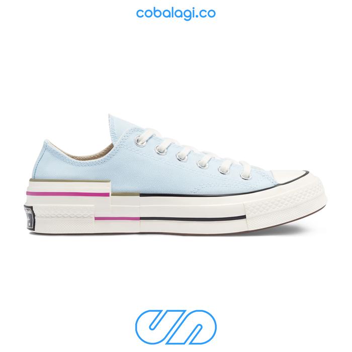 CONVERSE CT 70S OX LOW THE GRID CHAMBRAY BLUE LIGHT ORIGINAL RESMI