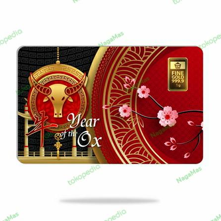 Happy New Year Of The Ox Antam 1 gram, cocok untuk koleksi