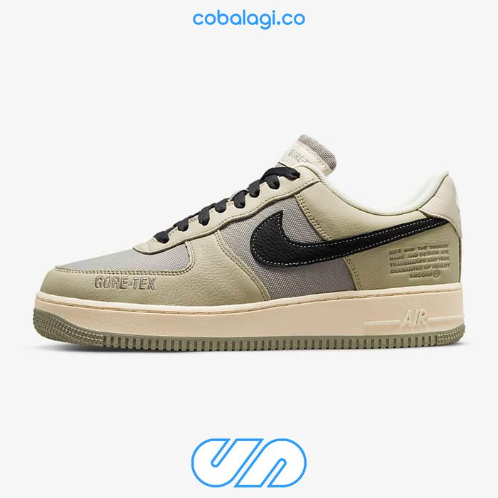 Nike Air Force 1 x Gore Tex GTX Black Moon Fossil Pearl White Goretex