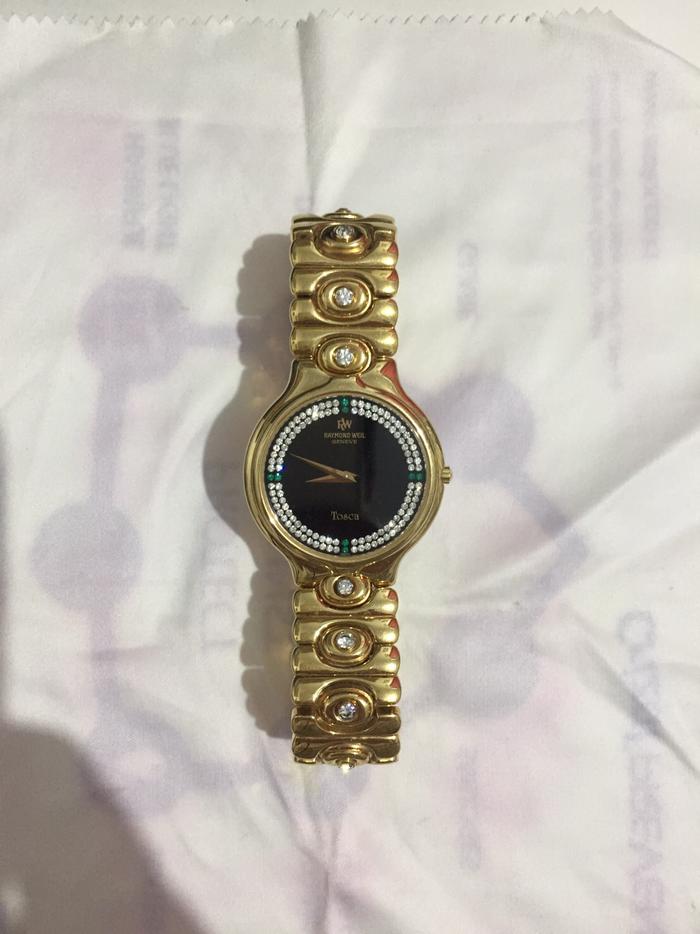 Jam Tangan Raymond Weil Geneve Tosca Original 18k Gold