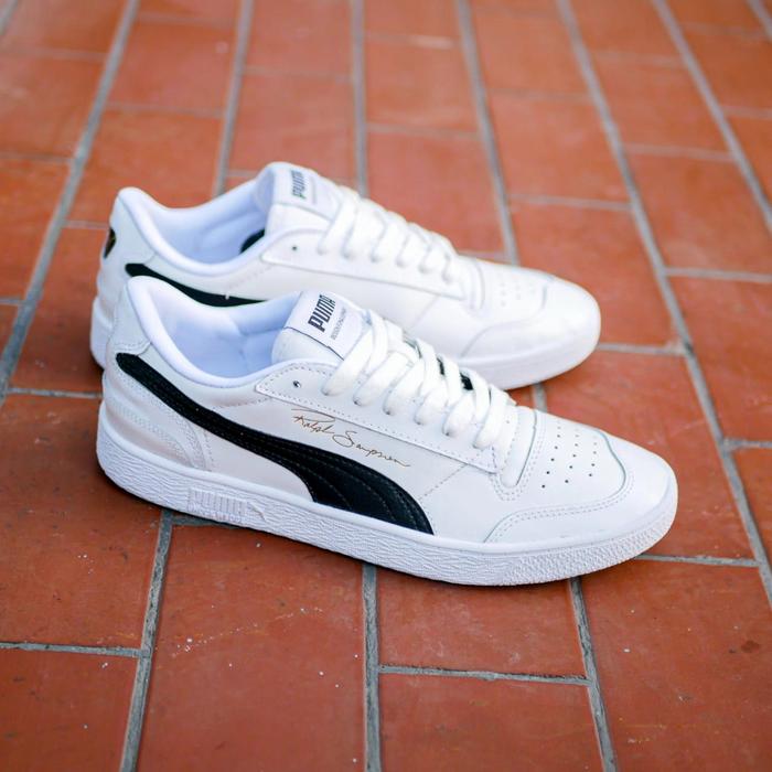 SEPATU PUMA RALPH SAMPSON WHITE BLACK ORIGINAL