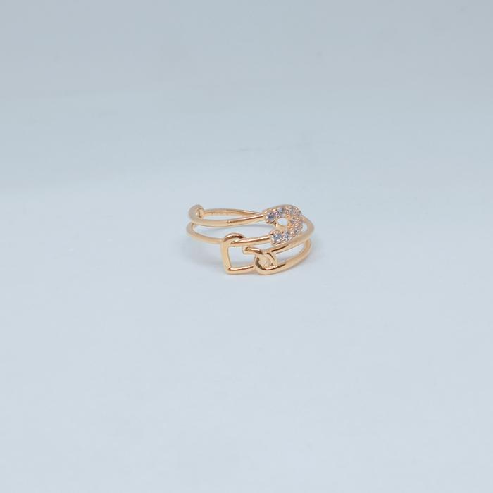 Cincin peniti Emas Muda 9k 375% love fashion SL
