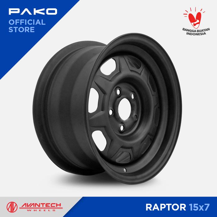 Velg Mobil Avantech Wheels Raptor Kaleng Ring 15 - Pako Wheels