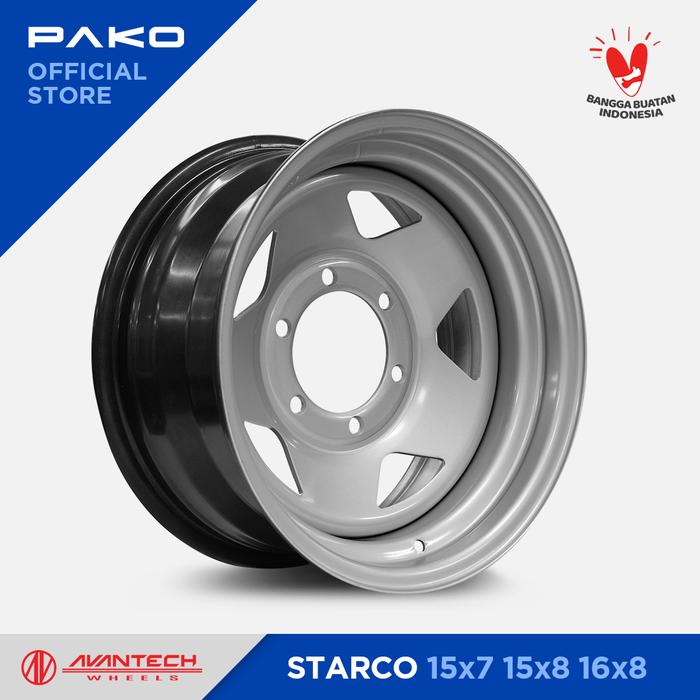 Velg Mobil Avantech Wheels Starco Kaleng Ring 15 - Pako Wheels