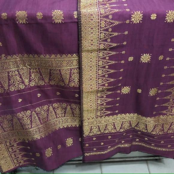 Songket Cantik Manis Palembang Gebeng Ungu Anggur 140222