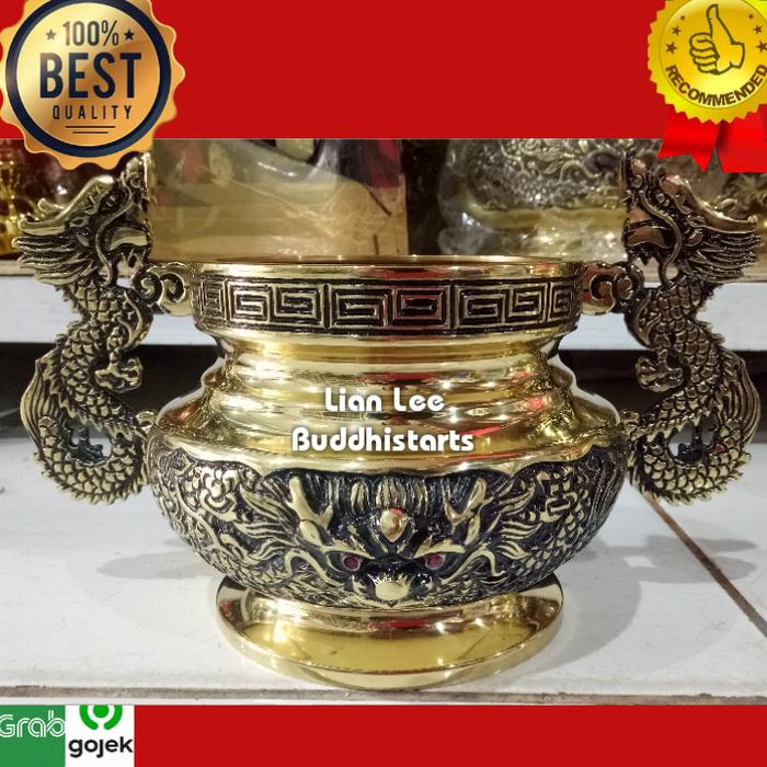 hiolo sianglu kuping naga taiwan logam tembaga crom emas 5 inch