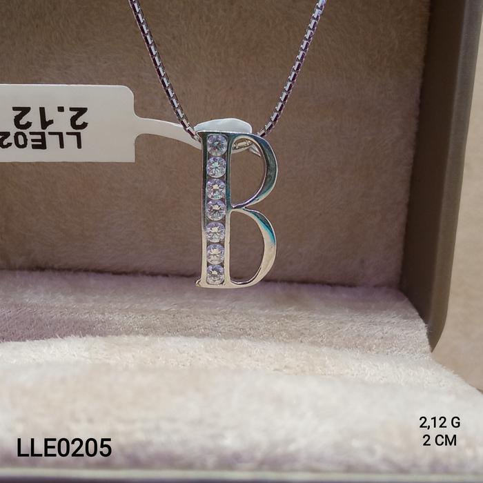 Liontin Inisial B Emas 750 LLE0205