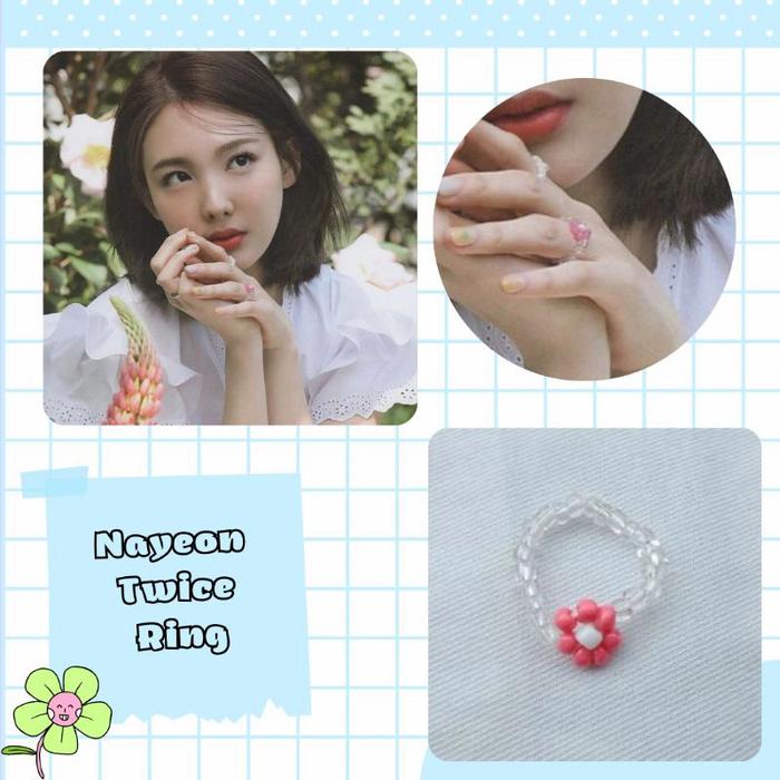cincin idol kpop Korea | cincin manik | ring beads snsd Izone Twice