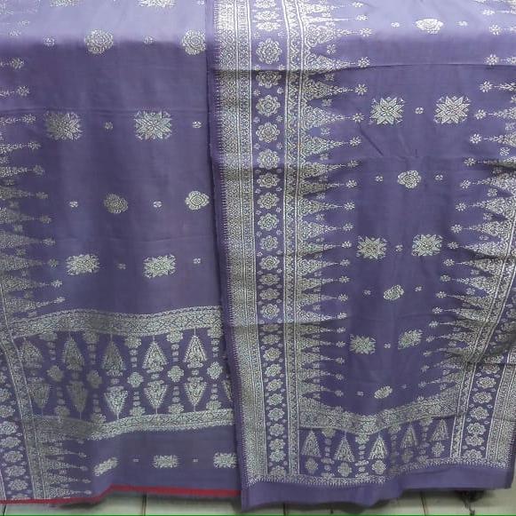 Songket Cantik Manis Palembang Gebeng Ungu Lilac 140222