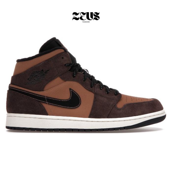 NIKE AIR JORDAN 1 MID SE DARK CHOCOLATE ORIGINAL