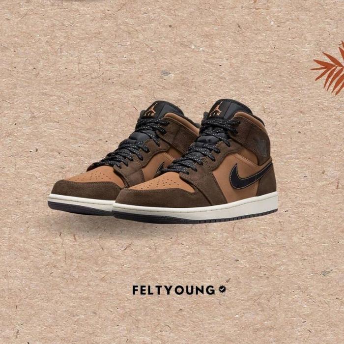 Nike Air Jordan 1 Mid SE Dark Chocolate Original