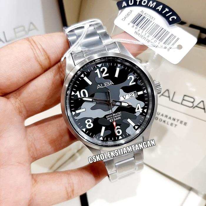 JAM TANGAN PRIA ALBA AUTOMATIC AL4275X1 AL4275 ORIGINAL GARANSI 1TAHUN
